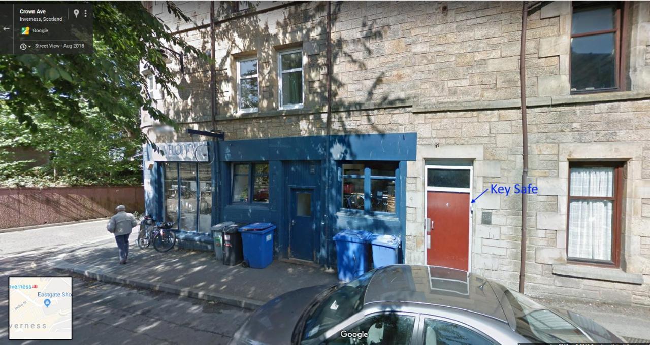 No 10 Immaculate City Centre, Top Floor 2 Bed Flat With Free Parking Inverness Exteriör bild